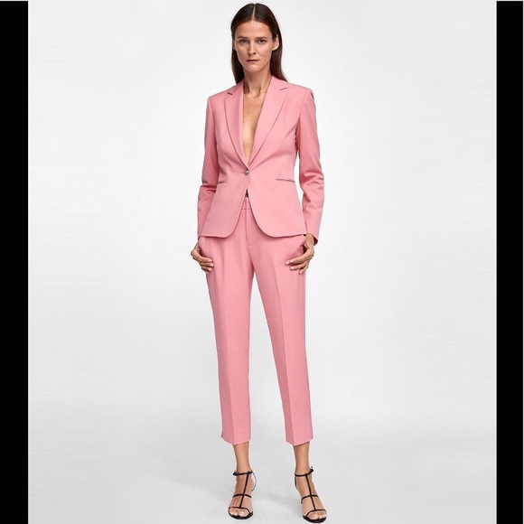 Zara Pants - Host Pick Zara pink Blazer and pants set